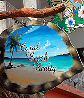 Ambergris Caye: Airbrush gemalte Schilder  N.Bruhn/CariLat