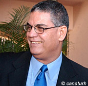 Juan Antonio Bendeck, Prsident der nationalen Tourismuskammer (CANATURH, Camara Nacional de Tursimo de Honduras)